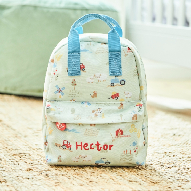 Personalized Farm Grab Handle Mini Backpack