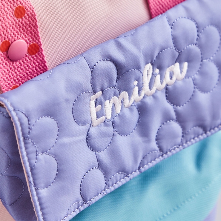 My Kids Personalized Bubble Pop Grab Handle Medium Backpack and Purse