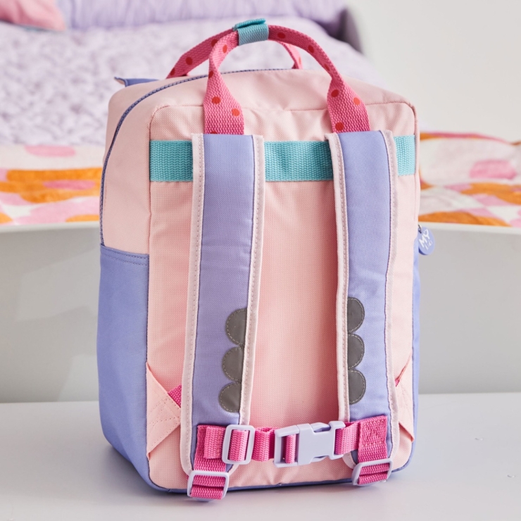 My Kids Personalized Bubble Pop Grab Handle Medium Backpack and Purse