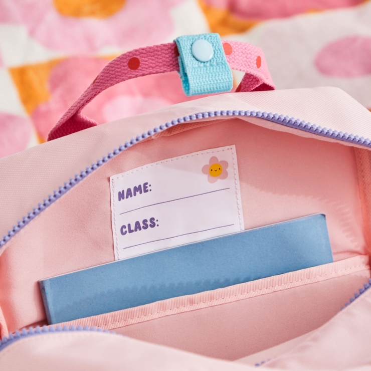 My Kids Personalized Bubble Pop Grab Handle Medium Backpack and Purse