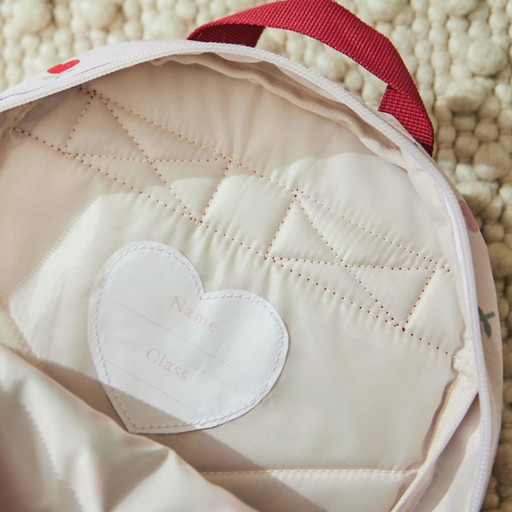 Personalized Heart Pattern Mini Backpack