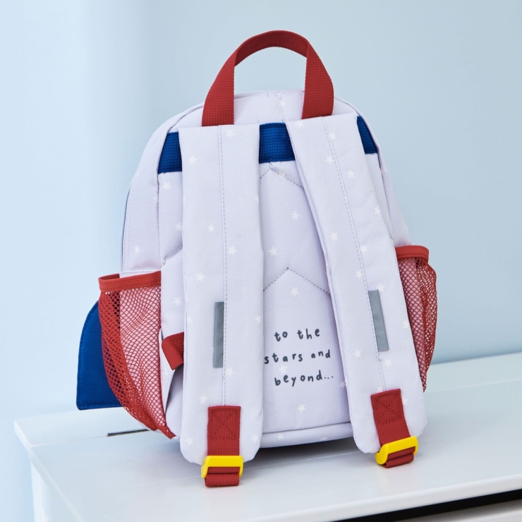 Personalized Grey Rocket Mini Backpack