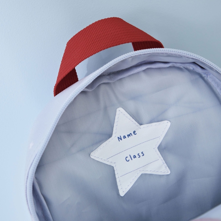 Personalized Grey Rocket Mini Backpack