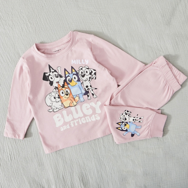 Name It Personalised Lilac Bluey Pyjamas