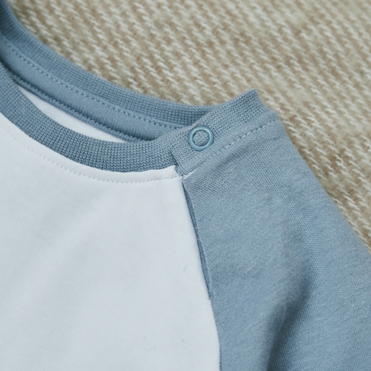Personalised Blue Jersey Pyjamas 