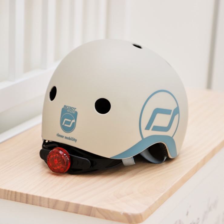 Personalised Scoot and Ride Grey Helmet XXS-S