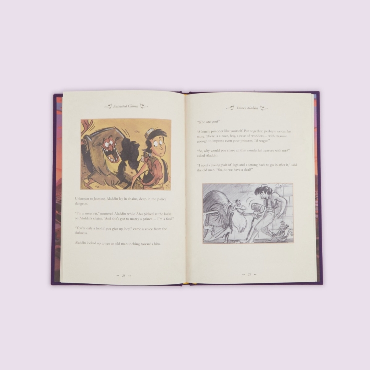 Disney Animated Classics Aladdin Book