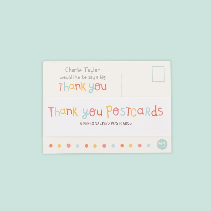 Personalised Thank You Postcards