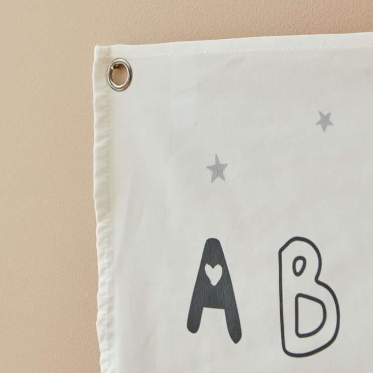 Personalised Mini Mono Large Alphabet Wall Hanging 