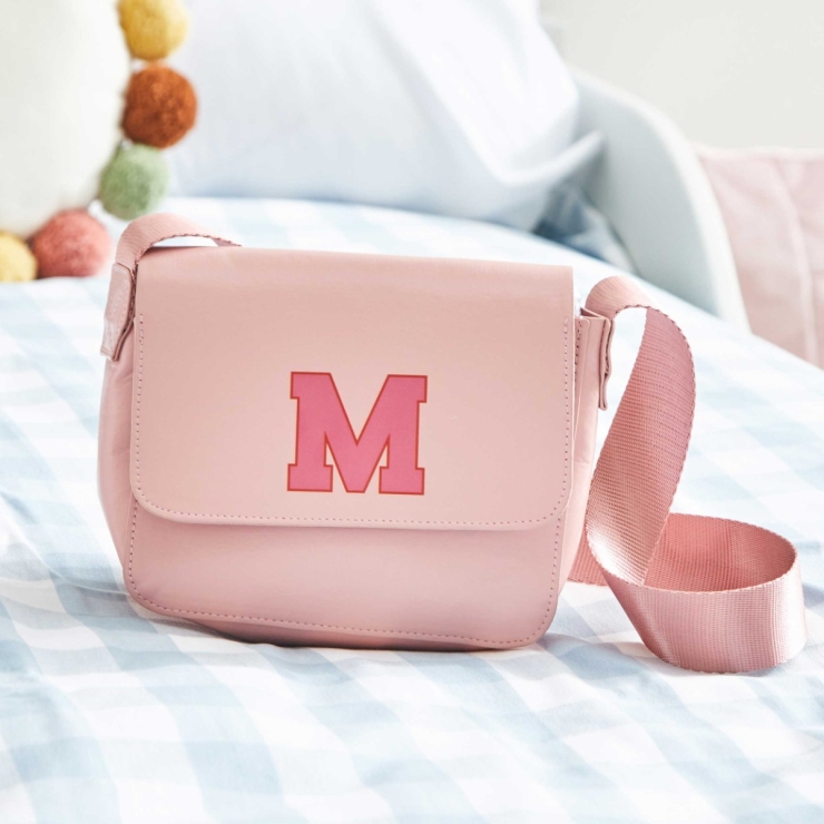 My Kids Personalized Initial Print Handbag