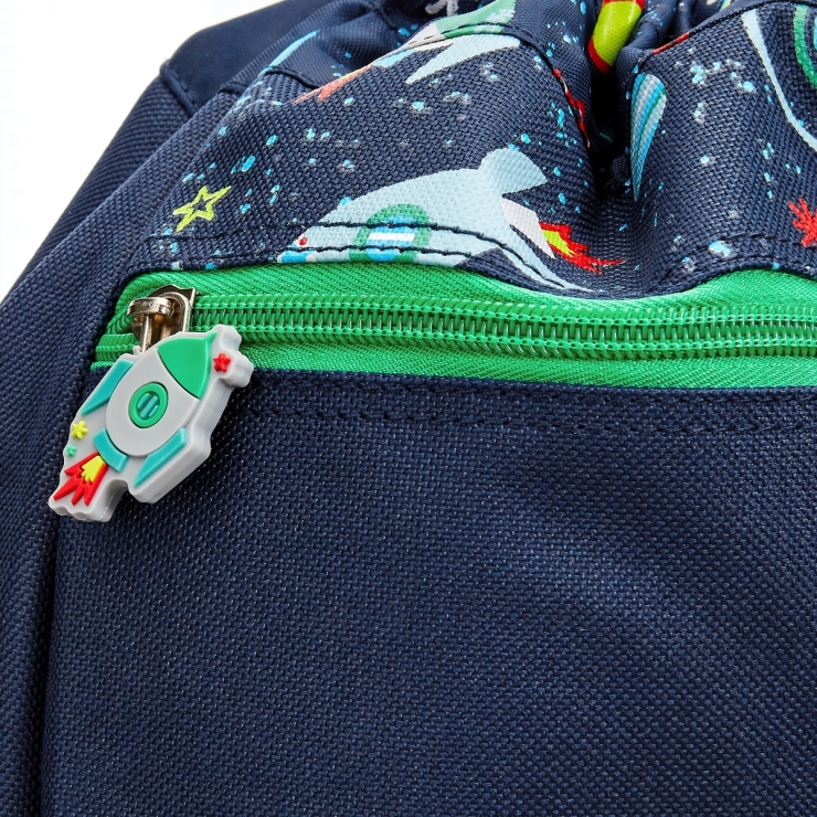 Personalised Space Print Drawstring Bag