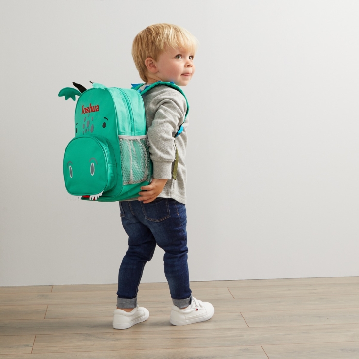 Personalised Dragon Infant Backpack Model