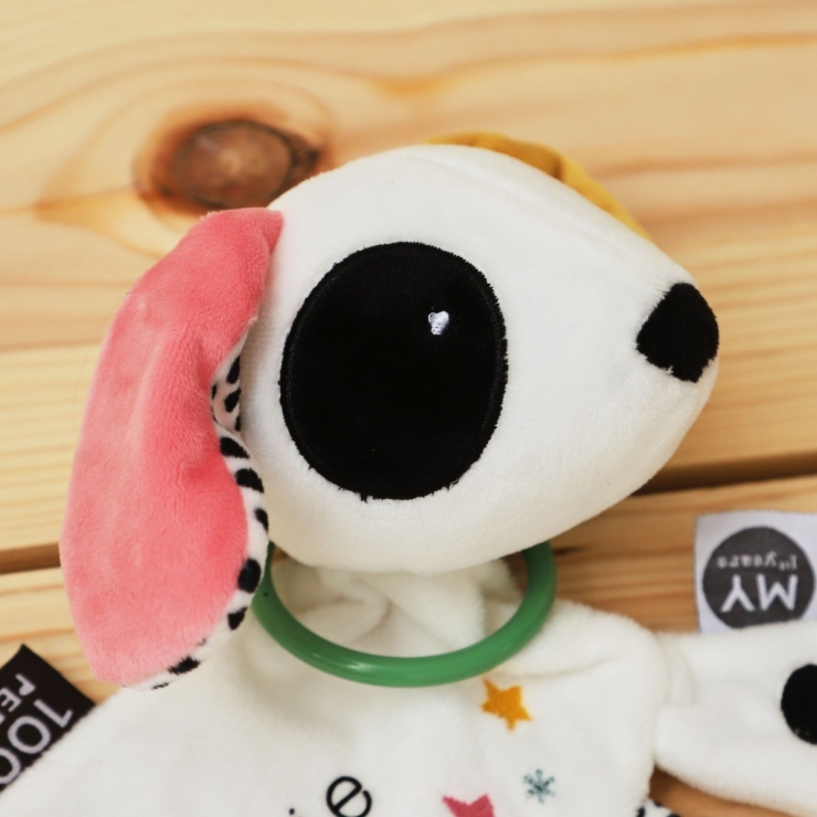 Personalized Mini Mono Patterned Dog Activity Toy