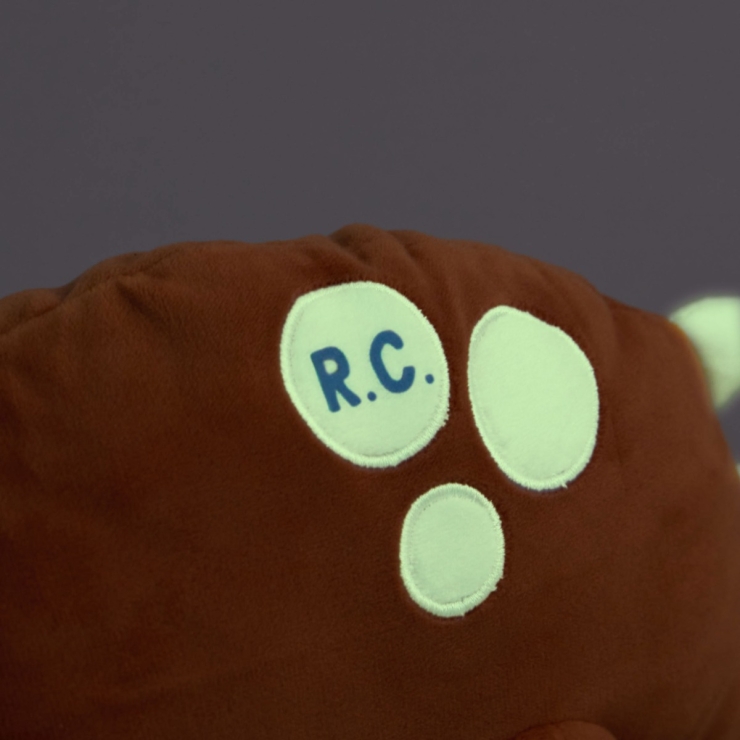 Personalised Glow In The Dark Dinosaur Soft Toy