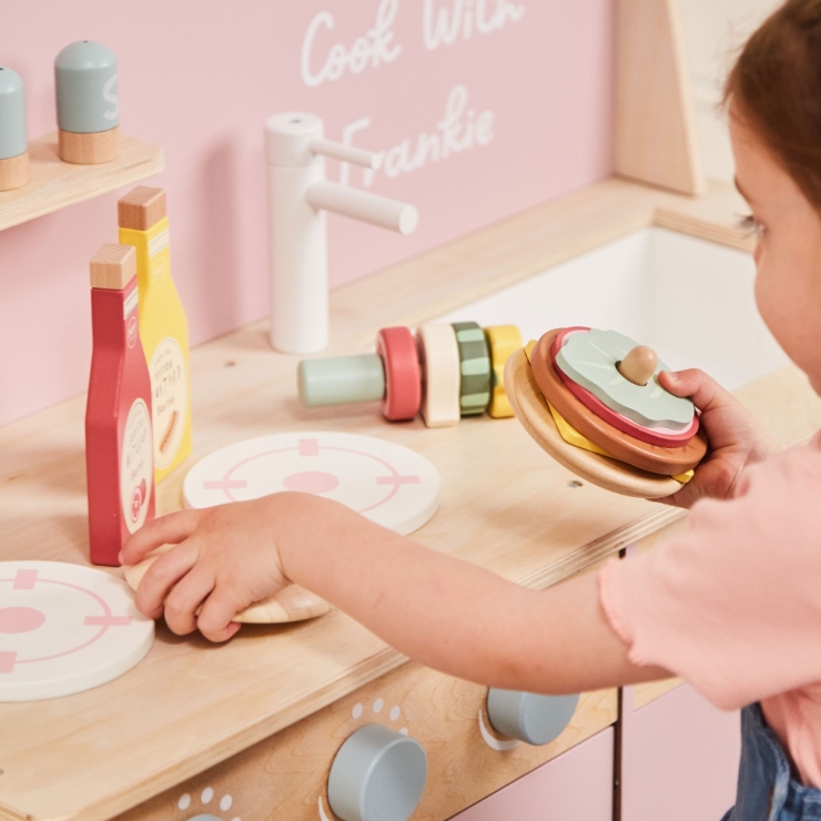 Personalised Wooden Barbecue Food Play Set