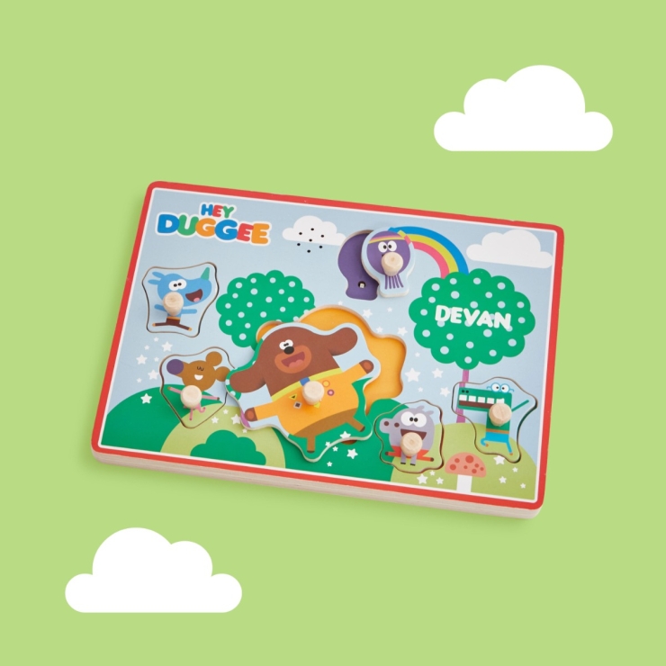 8th Wonder Personalised Hey Duggee Sound Wooden Puzzle