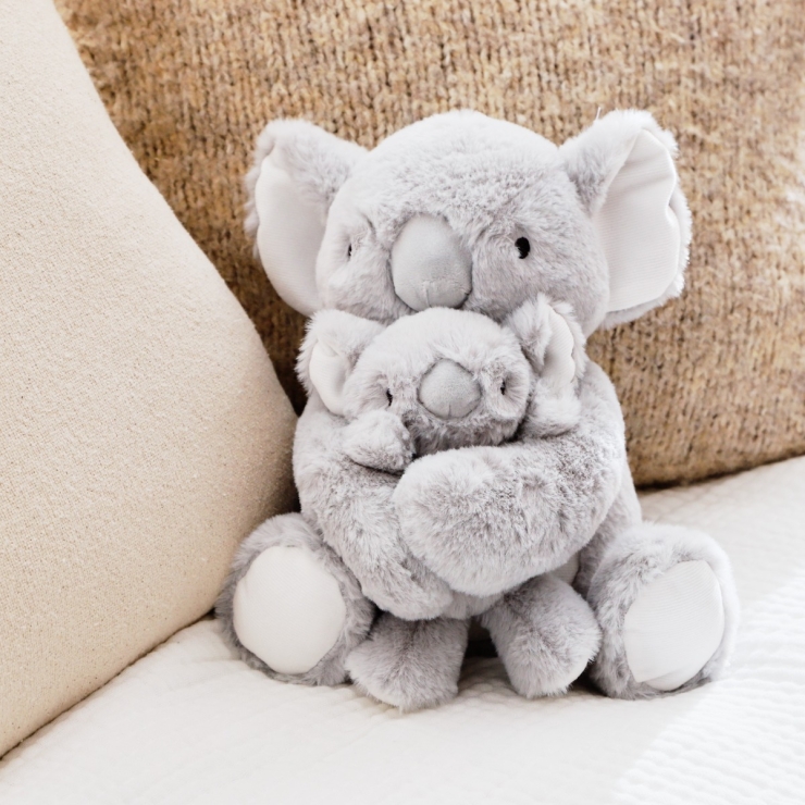 Personalized Koala & Baby Plush Toy Sibling Set