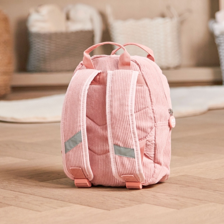 Personalised Cloud Design Pink Cord Mini Backpack