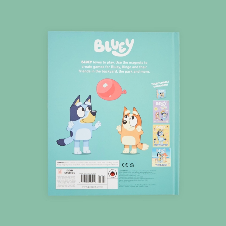 Bluey: Let's Play Outside!: Magnet Book