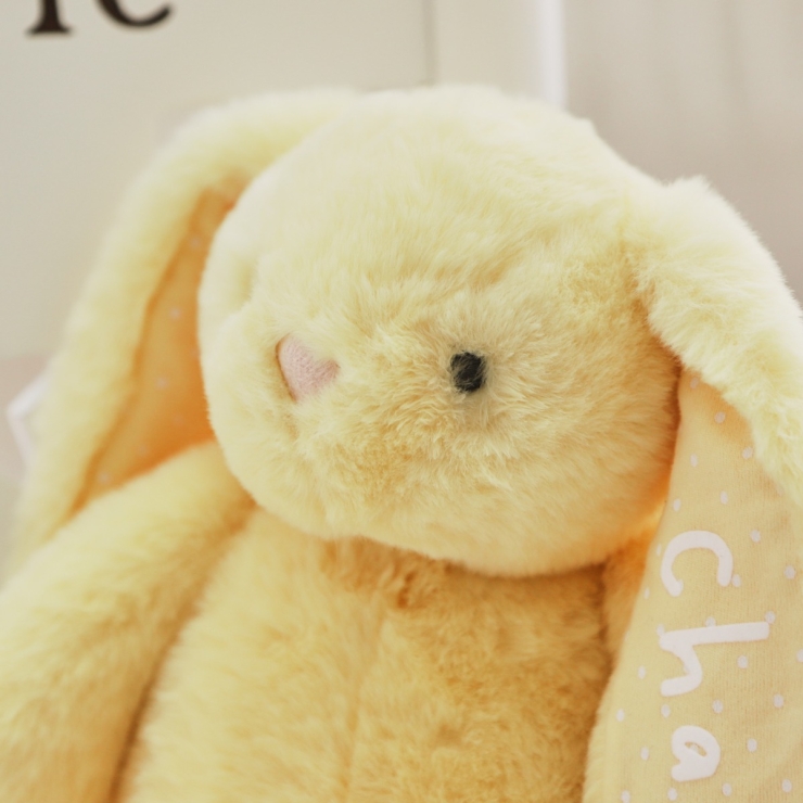 Personalized Yellow Bunny Soft Toy