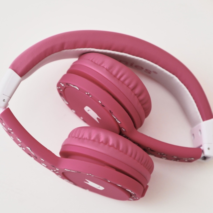 Personalised Pink Tonies Foldable Headphones