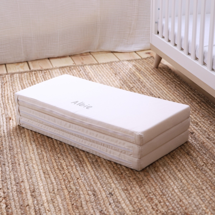 Personalised Off-White Kids Concept Fold-up Playmat