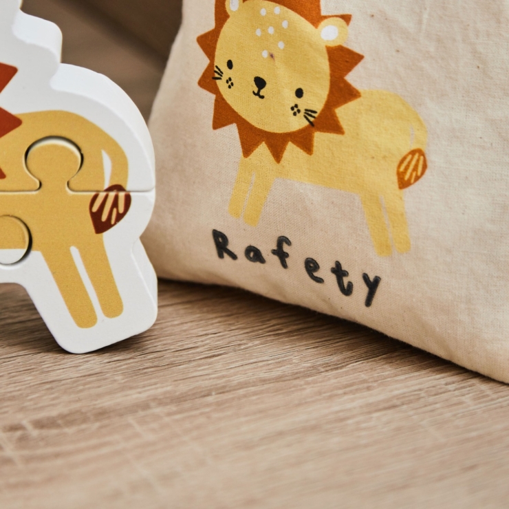 Personalised Lion FSC® Wooden Puzzle 