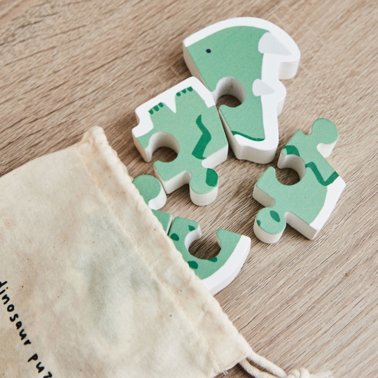 Personalised Dino FSC® Wooden Puzzle