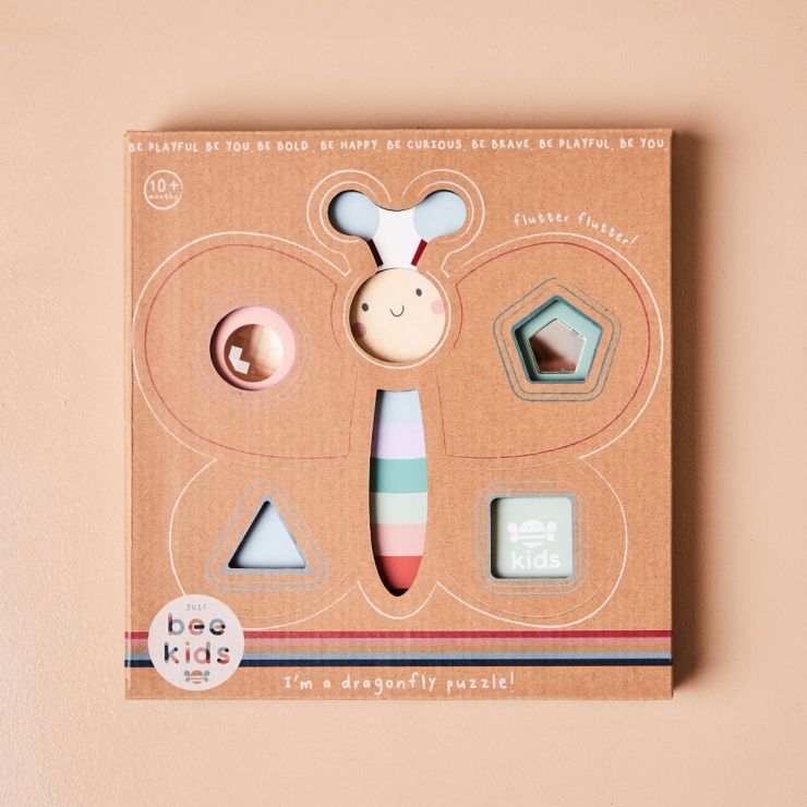 Personalised Just Bee Kids Wooden Butterfly Puzzle FSC®