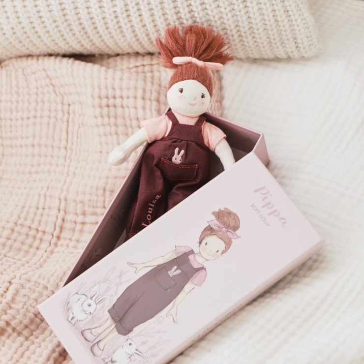 Personalised Threadbear Pippa Rag Doll