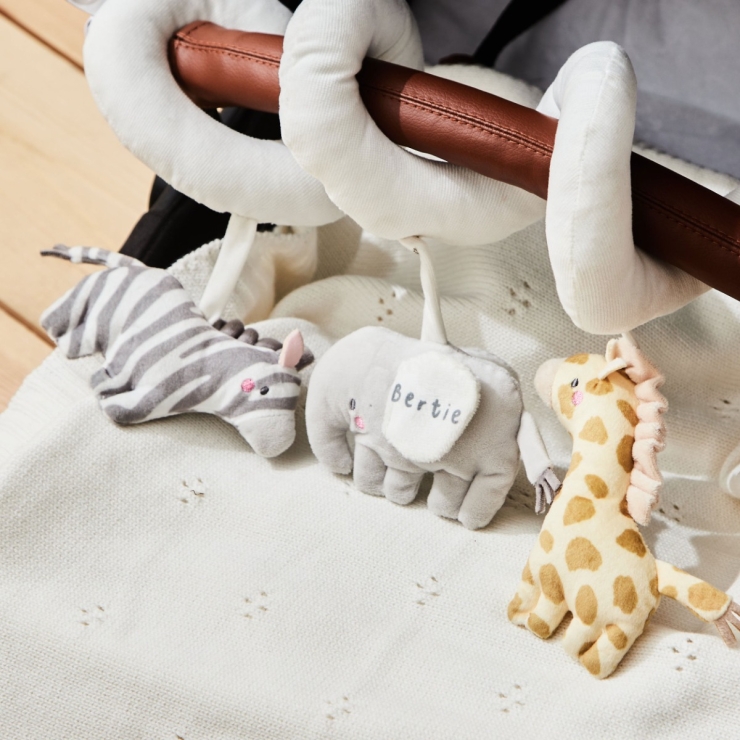 Personalized Safari Animal Spiral Toy 