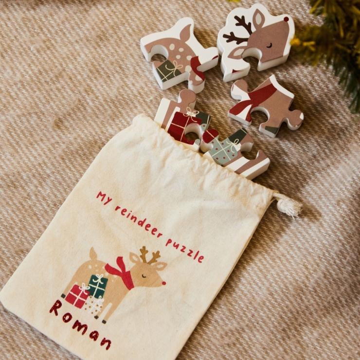Reindeer Wooden Puzzle FSC® 12 months+