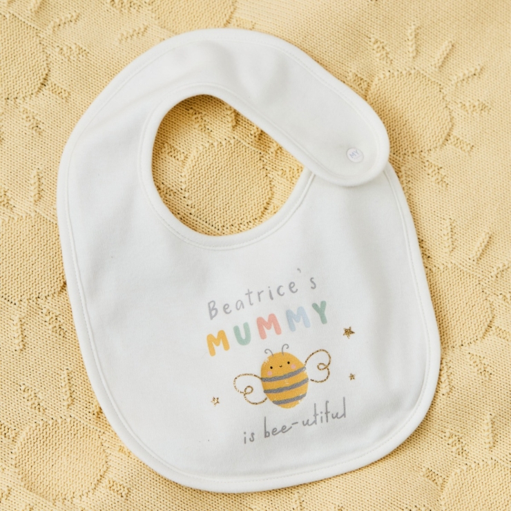 Personalised Bee-Utiful Mother's Day Bib