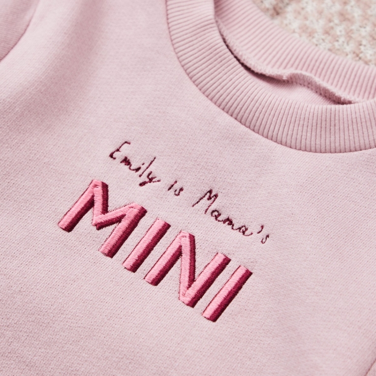 Personalised Kid Size Mother's Day Mini Me Sweatshirt 