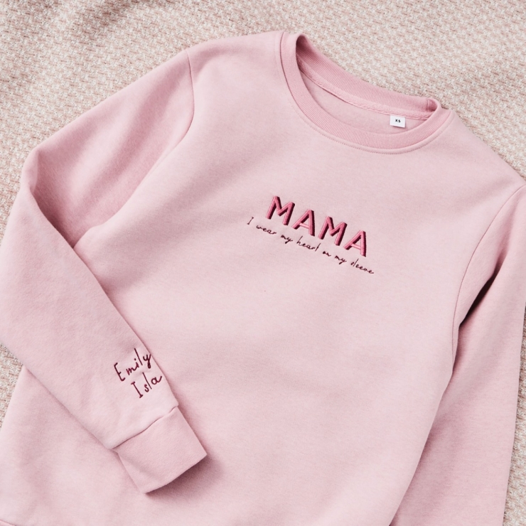 Personalised Adult Size Mama Sweatshirt 