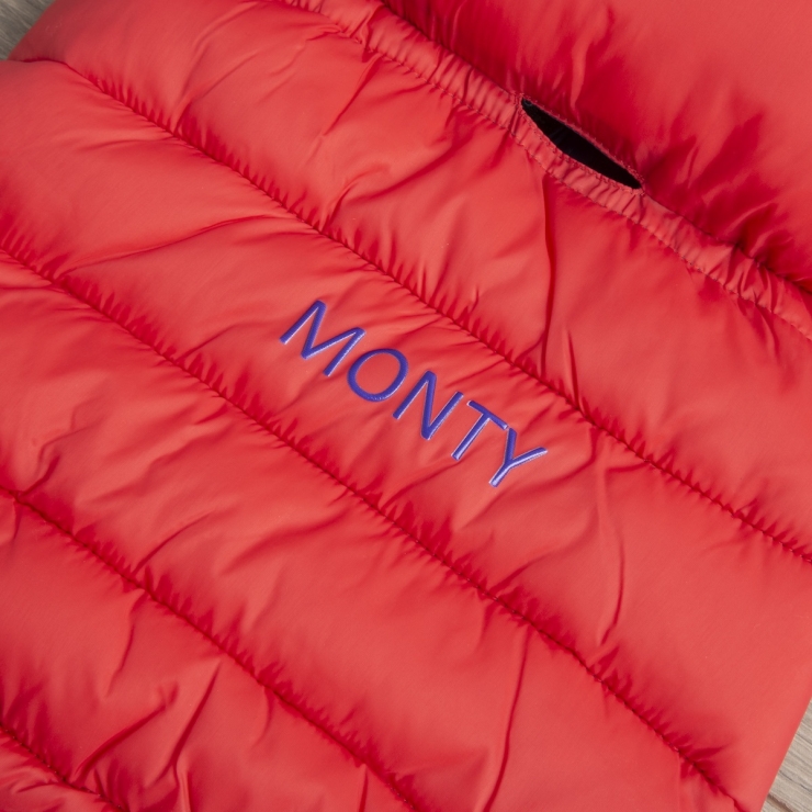 Personalised Reversible Dog Puffer Jacket - Detail