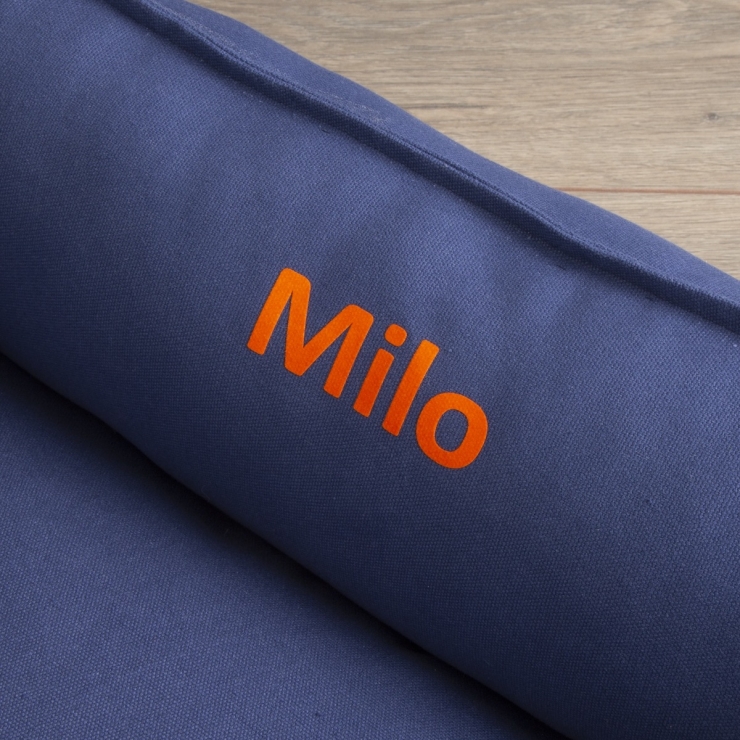 Personalised Canvas Pet Bed - Detail