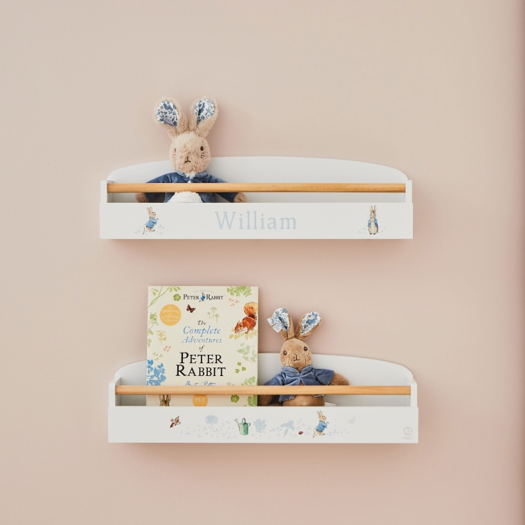 Personalised Peter Rabbit™ Shelves 