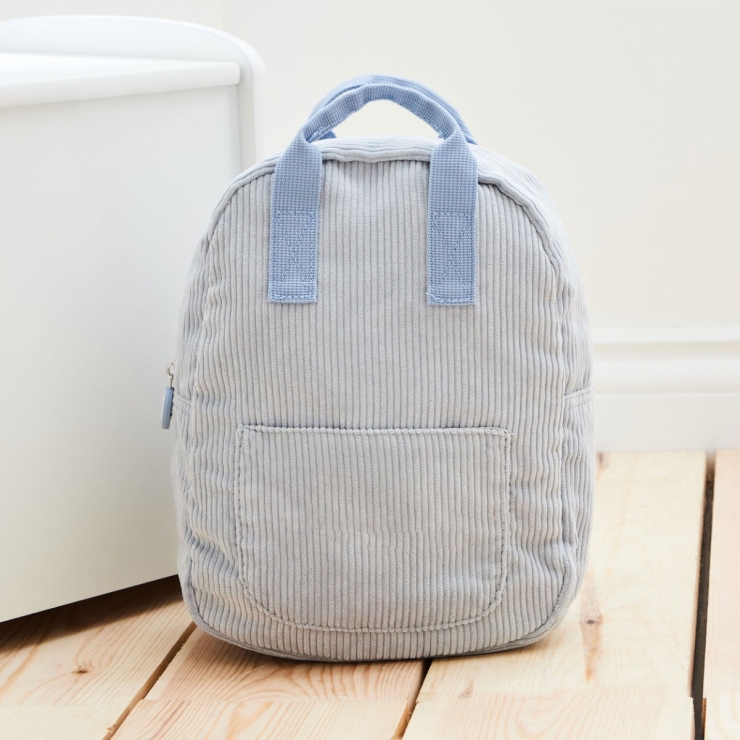 Personalized Blue Cord Build-a-Backpack