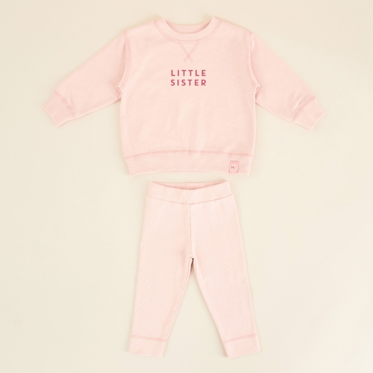 Personalised Pink Sibling Outfit Set
