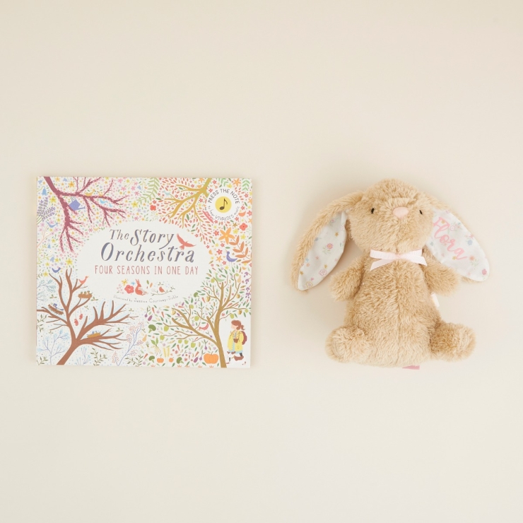 Personalised Bunny Read and Cuddle Gift Set