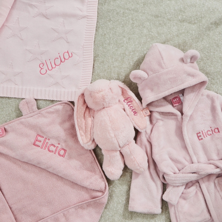 Personalised Pink Bedtime Essentials Gift Set