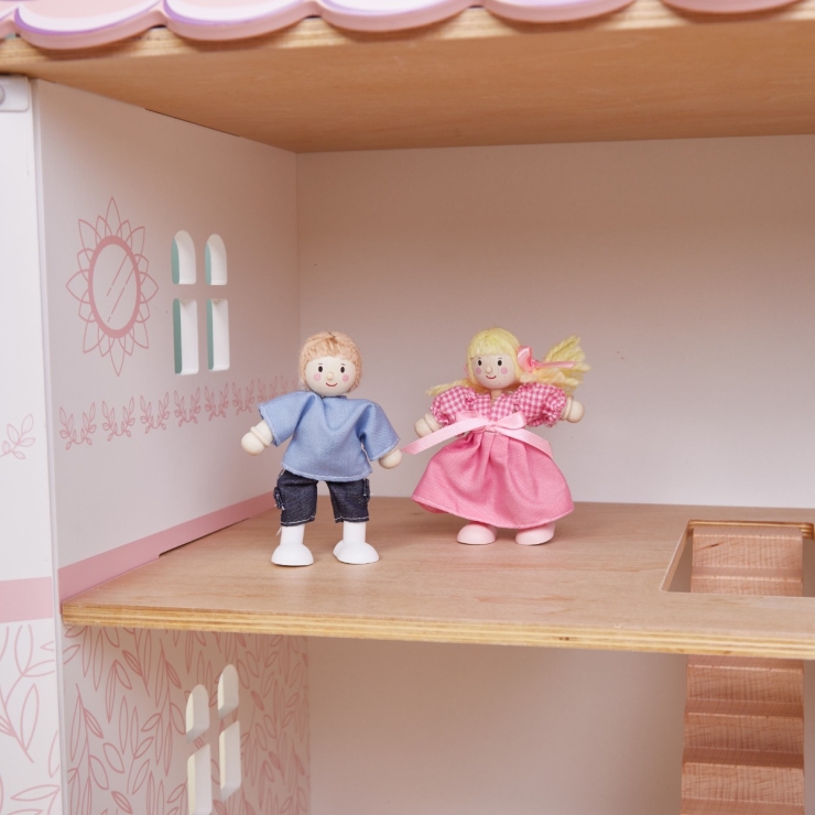 Personalised Le Toy Van Sophie's Doll House With People Set
