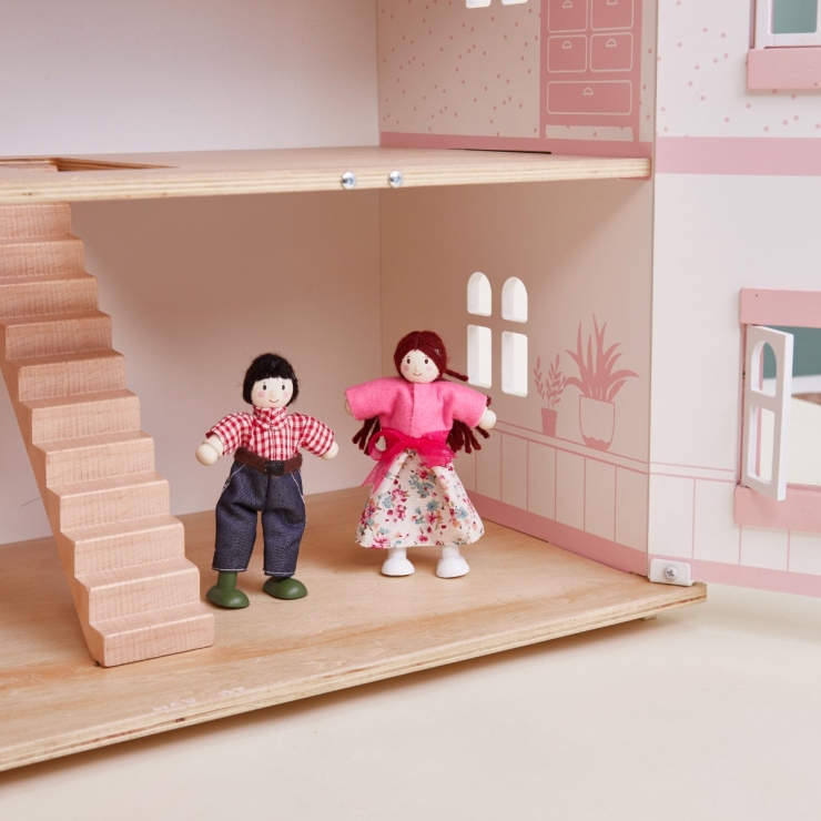 Personalised Le Toy Van Sophie's Doll House With People Set