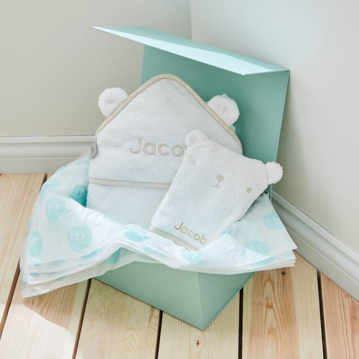 Personalised Ivory Bathtime Gift Set