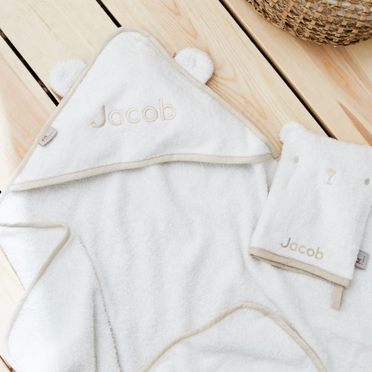 Personalised Ivory Bathtime Gift Set