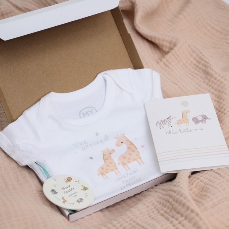 Personalized Born to be Loved Letterbox Gift Set