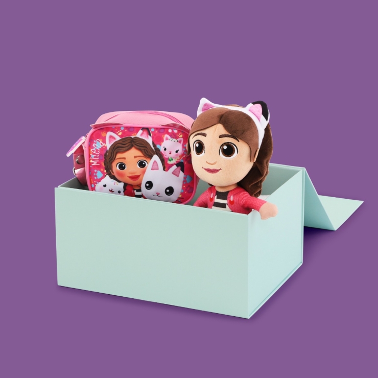 Personalised Gabby’s Dollhouse Handbag & Plush Gift Set