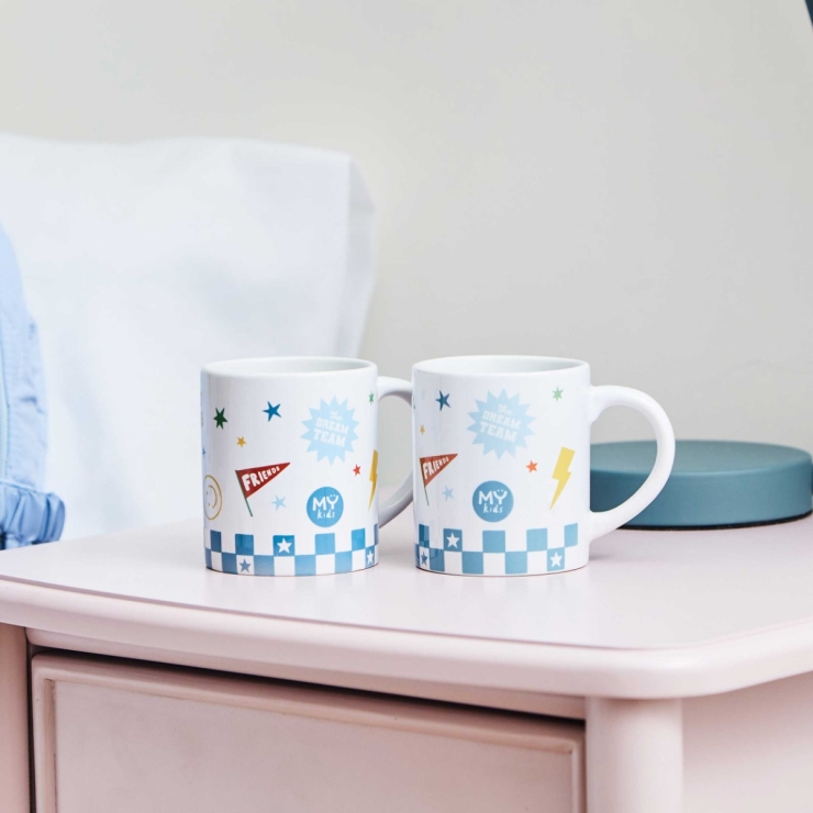 Personalised Best Friends Mix & Match Mini Mug Set