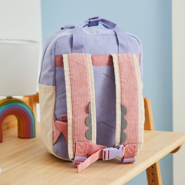 My Kids Personalized Bold Initial Medium Grab Handle Backpack